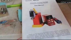 Самый лучший вариант Точечная контактная сварка Glitter 801 со сварной ручкой Sunkco S73B  GINCAM