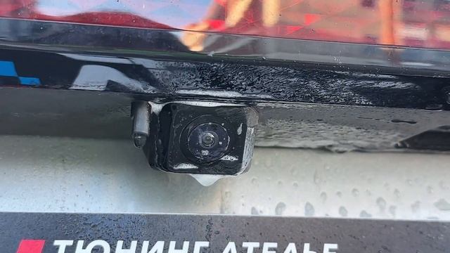 Установили омыватель камеры заднего вида и электропр?