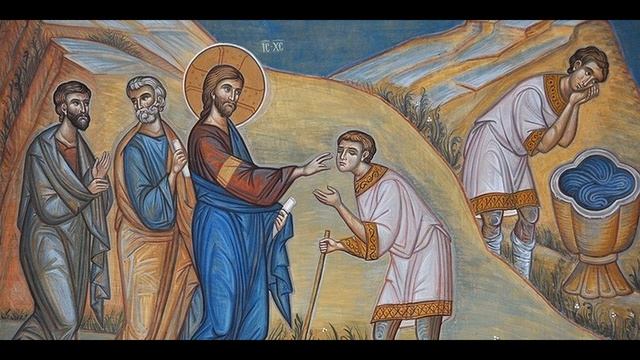 Исцеление слепца в Иерихоне смотреть онлайн