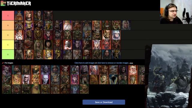 Тир-лист интро экранов лордов TWWH3 (Правила в описании)