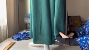 Как выравнять низ платья.Подол платья