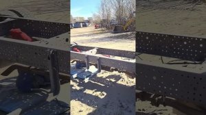 Пескоструй рамы автомобиля.(1)