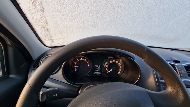 LADA Granta Club 2024 работа электро обогрева лобового стекла.