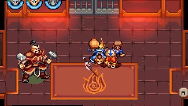 Avatar - The Legend Of Aang (GBA Game) прохождение #1