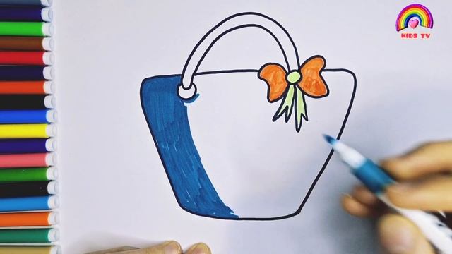 Как Нарисовать Красивую 👜Сумочку для Девочек | Как На