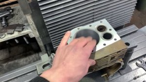 ГИЛЬЗУЮ цилиндр BRIGGS & STRATTON  #двигатель #токарка #токарь