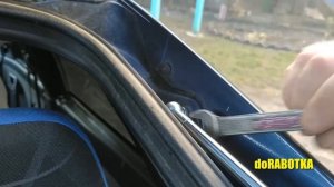 Замена амортизатора (газового упора) багажника ВАЗ 2112.