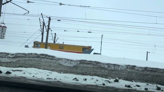 Снегоочиститель СДП-М 2-3315 и Рельсовый Автобус РА1 на с? смотреть онлайн