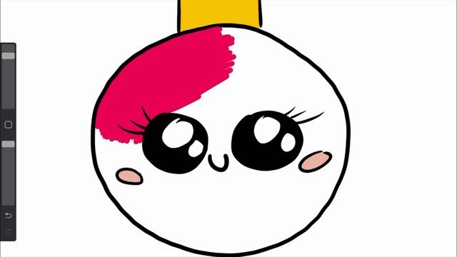 Как нарисовать Милый Новогодний Шарик | Новый год 2025 | H