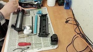 Заправка фирменного картриджа Canon 057