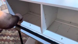 Сборка обувной тумбы