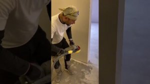 Шлифовка стяжки без пыли