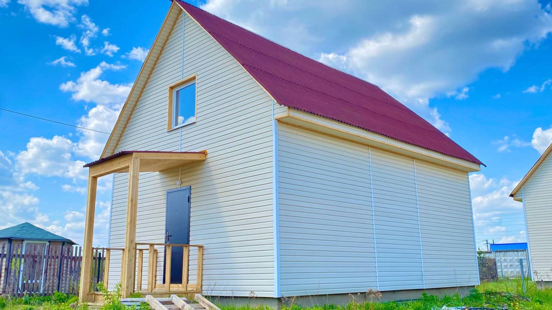 Дом из газобетона 85 м2 в д. Аксиньино за 70 322р месяц в аренду с Выкупом! или 4 945 000р смотреть онлайн