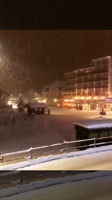 Волшебная зима ❄️ ночь В регионе Юнгфрау, Швейцария!