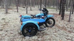 мотоцикл урал с двигателем zongshen 7л/с.