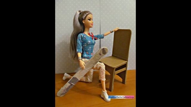 Как сделать стул для barbie своими руками. How to make a barbie chair смотреть онлайн