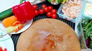 СПРИНГ- РОЛЛЫ с КРЕВЕТКАМИ и творожным сыром.ЗАКУСКА к
