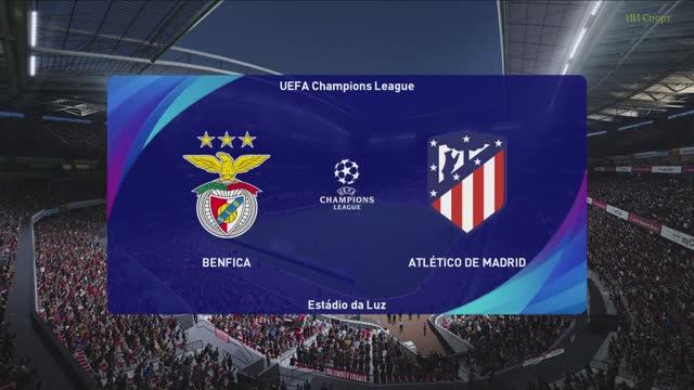 ЛЧ. Бенфика - Атлетико М. 2тур. Группа F.