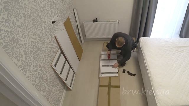 Монтаж білого комоду з шухлядами АЦТЕКА ВМК БРВ Украї? смотреть онлайн