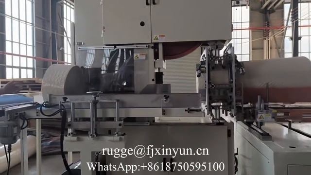 Автоматическая ленточная пила для резки рулонной бум? смотреть онлайн