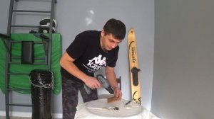 Лыжи охотничьи камус (щеточки)своими руками.