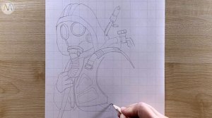 Как нарисовать Сталкера карандашом / Сталкер: сердце Ч