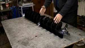шнек для мотобура с телескопическим удлинителем