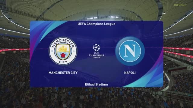 ЛЧ. Манчестер С - Наполи. 2тур. Группа G.