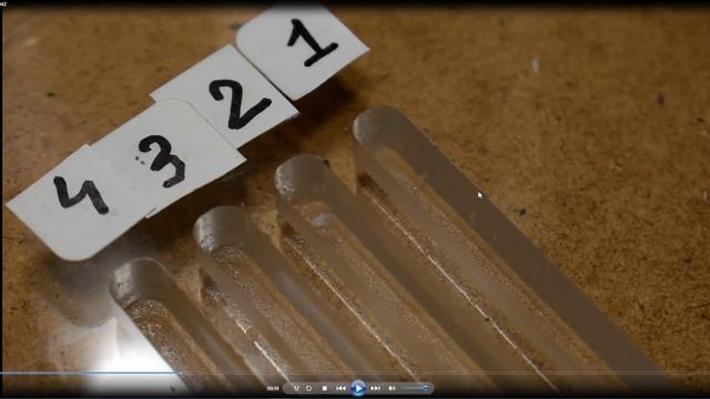 Фрезеровка оргстекла на ЧПУ — тест разных параметров смотреть онлайн