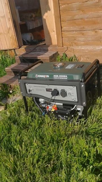 Отзыв бензиновый генератор для дачи KGB 3500EA смотреть онлайн