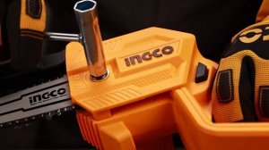 Мини цепная пила с аккумулятором INGCO CGSLI20581