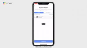 Как поделиться доступом к камере видеонаблюдения EZVIZ