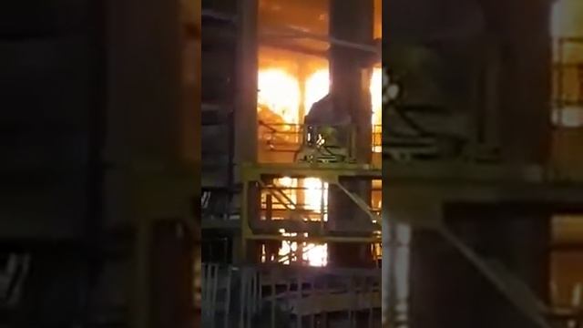 Пожар на Усльском калийном комбинате. смотреть онлайн