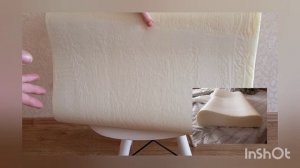 Обзор анатомической подушки memory foam из магазина "Чижик"