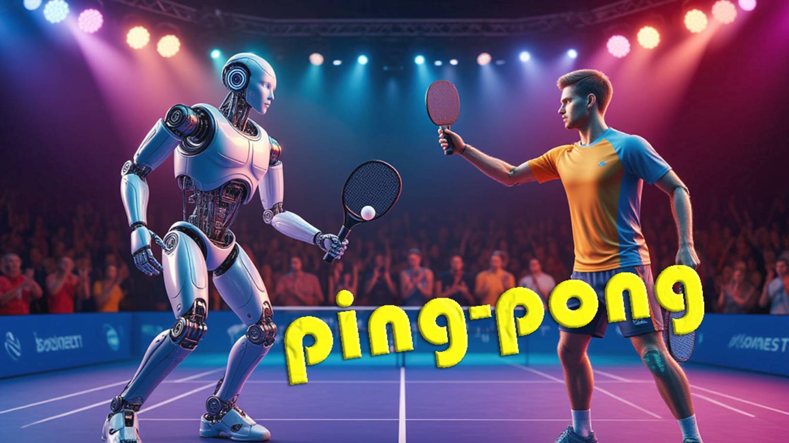 Робот обыграл теннисиста! смотреть онлайн