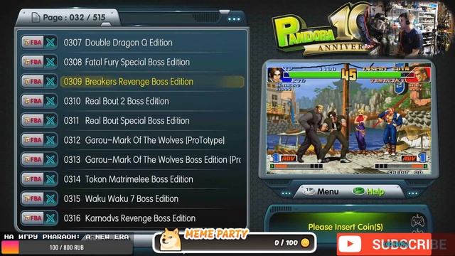 Pandora Box Arcade Time Machine! Аркадный Автомат 