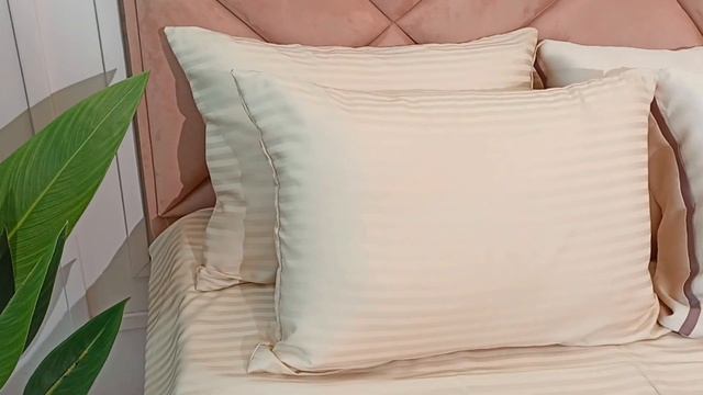 Постельное белье с кантом и ушками из тенселя