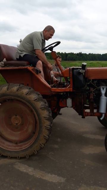 трактор т 25 с двигателем от опеля скорость на замедлен смотреть онлайн