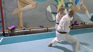 Каратэ Тренировка в парах