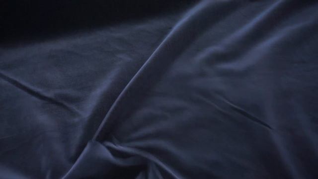 Бархат хлопок  темно-синий Артикул: MON839