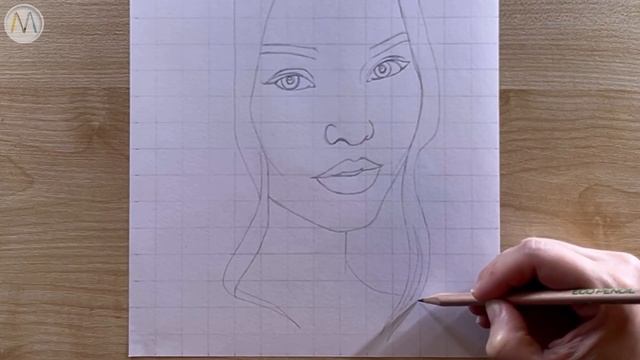 Как нарисовать лицо красивой девушки / Дав Камерон