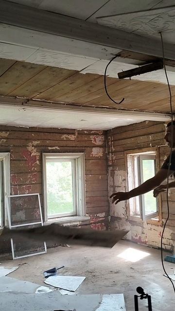 Отодрал потолок