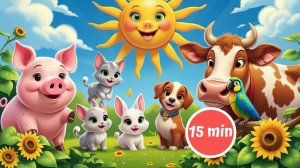 🎶Детские песни про животных | Учим Животных | Сборник детских песенок | Детские песни для детей