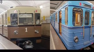 Парад метро, выставка на Партизанской и выставка на Полежаевской 90 лет