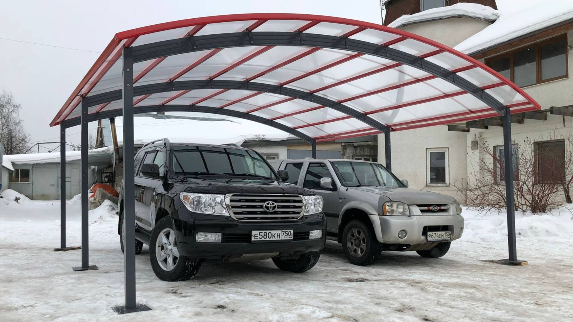 Сборный, арочный навес "ОЛИМП" смотреть онлайн