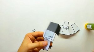 Мисс Тейвил фигурка из бумаги Бумажное образование Ми