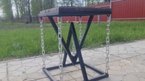 Парящий стул тенсегрити.