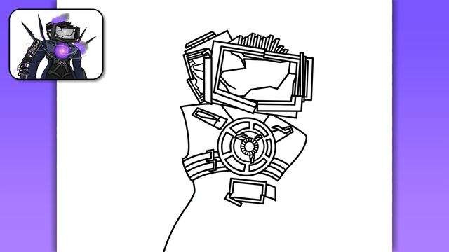 КАК НАРИСОВАТЬ НОВЫЙ РАНЕНЫЙ ТИТАН ТВ МЕН (Улучшенный)