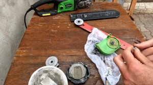 Ремонт быстрозажимного натяжителя цепной пилы своими