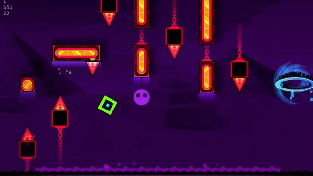 Играю geometry dash sabziro уровень, Мега ХАРД👾😵💫